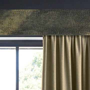 Safari Elegance: The Crocodile Venetian Plaster Cornice from Iam-ness
