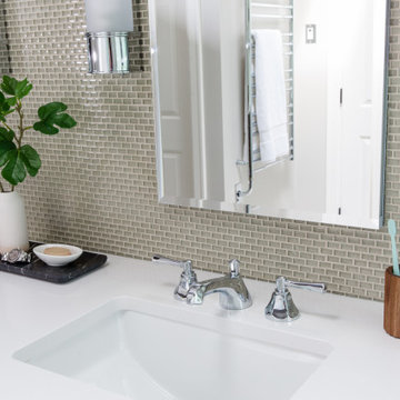 Tranquil Bathroom with a Shower for Two