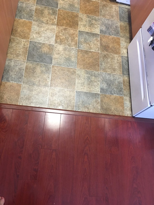 Kitchen and bathroom kitchen floors.
