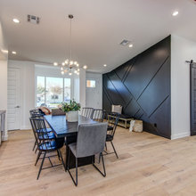 Dining room feature wall