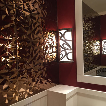 Gold Glam Bathroom Details