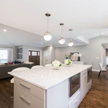 Dean Estates | Cranston, RI - Kitchen | Dining | Living Remodel