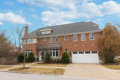 Transitional exterior home photo in Chicago