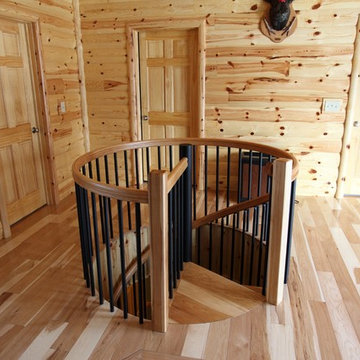 Traditional Home Steel Spiral Staircase
