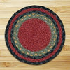 Burgundy, Olive and Charcoal Sample, 10" Round