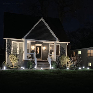 3W LED Landscape Light, Waterproof, 12V Low Voltage, 5000K Daylight, 12pack