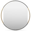 Phat Tommy Geo Gold Frame Wall Mirror
