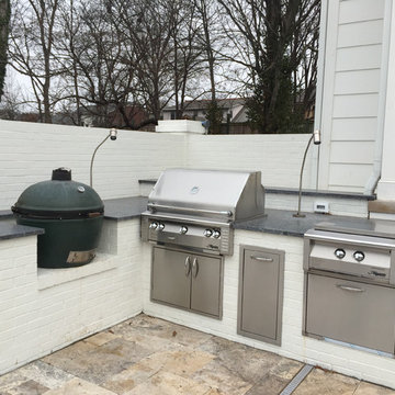 Outdoor Kitchen and Living