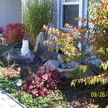 Drilled Fountains Boulder Rocks Pondless waterfeatures