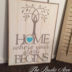 Hand Painted Sign - Wall Decor