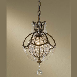 Feiss Bellini 1-Light Mini Pendant - Chandeliers