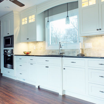 White Transitional Kitchen