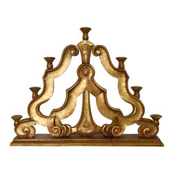 Wood & Brass Candelabra - Products
