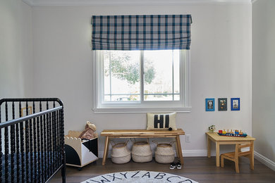 Nursery - contemporary nursery idea in Charlotte