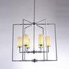 Pasargad Home Riva Collection Metal and Glass Chandelier Lights