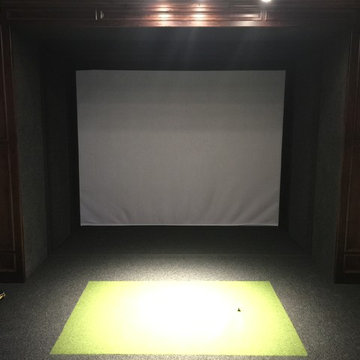GOLF SIMULATOR ROOM