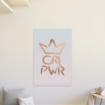 "Girl Power IV" Painting Print on Wrapped Canvas