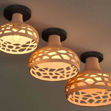 Flush light | semi flush light, low ceiling lamp, Coral Cut Semi-Flush