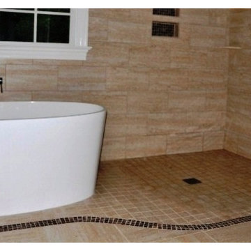 Level entry shower