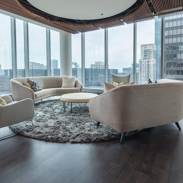 Chicago High Rise Residential Lobby and Amenity Spaces