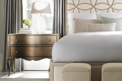 Inspiration for a contemporary bedroom remodel in Orlando