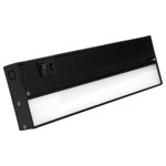 NICOR Lighting - NUC-5 Series Selectable LED Under Cabinet Light, Black, 12.5 - NICOR's fifth generation LED Undercabinet light features the latest in LED technology. The NUC Series Selectable LED Undercabinet allows you to change the color temperature of the light to 2700K, 3000K, and 4000K. The selectable color temperature switch is located next to the on/off rocker switch for easy access. This fixture is designed for easy hardwire installation that can be done through various knockout ports. This allows you to control the undercabinet lights from a wall switch or dimmer for full range dimming. The 1-inch low profile design keeps the fixture out of sight to provide pure ambient light without heat or harmful UV light. This Selectable LED Undercabinet is available in Black, Nickel, Oil-Rubbed Bronze, and White in sizes ranging from 8-inches to 40-inches. It features a projected lifespan of over 100,000 hours and is protected by NICOR's 5-year limited warranty.