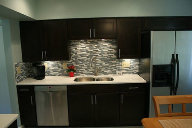 Kitchen - contemporary kitchen idea in Cleveland