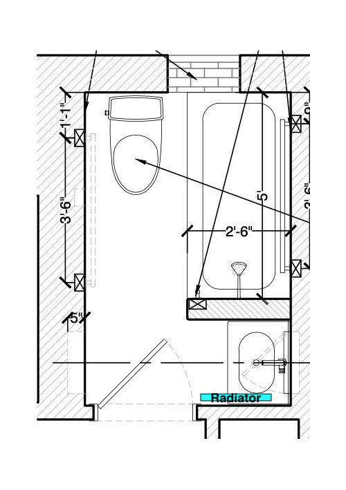 Can a bathroom door swing out instead of in?