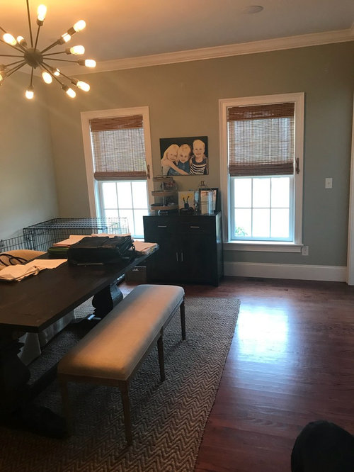 Two charcoal rooms — too much?