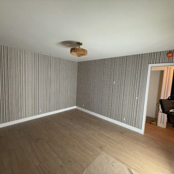 Wallpaper installation Living Room in Chicago