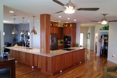 Kitchen - contemporary kitchen idea in Tampa