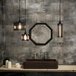 Smoked Glass Bathroom Light Cluster - Pendant Lighting