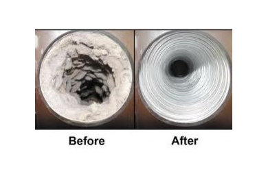 Before & After Dryer Vent
