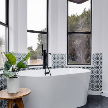 Spanish Modern On The Mountain by Melisa Clement Designs