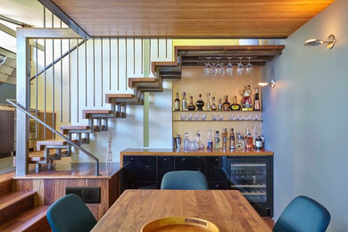 Inspiration for a modern staircase remodel in San Francisco