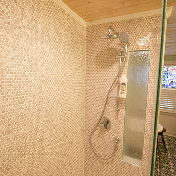 Era-Sensitive 20th Century Farmhouse Bathroom Remodel & Addition