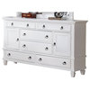 ACME Merivale 6 Drawer Dresser, White