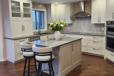 Inspiration for a coastal kitchen remodel in Vancouver