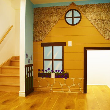 Playhouse Mural {Hand-Painted}