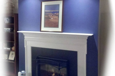 Fireplace creation with EasyHearth electric fireplace