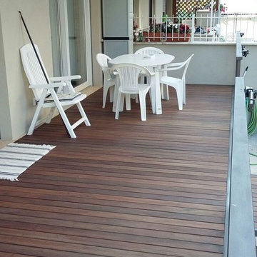 Pavimento in Legno da Esterni Ipè tabacco