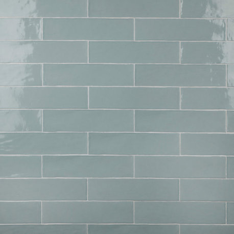 Chester Ceramic Wall Tile, Acqua