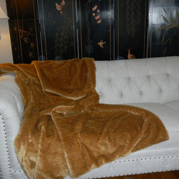 French Tissavel Puma Throw - Home Decor