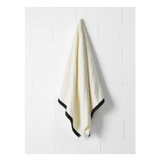 Bath Towel Check Creme