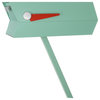 modboxUSA Mid-Century Modern Curbside Mailbox | One Color, Satin Light Green