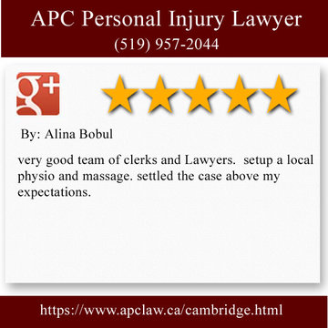 Injury Lawyer Cambridge ON - APC Personal Injury Lawyer (519) 957-2044