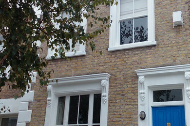 This is an example of a classic house exterior in London.