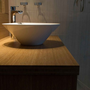 Meuble bambou salle de bain