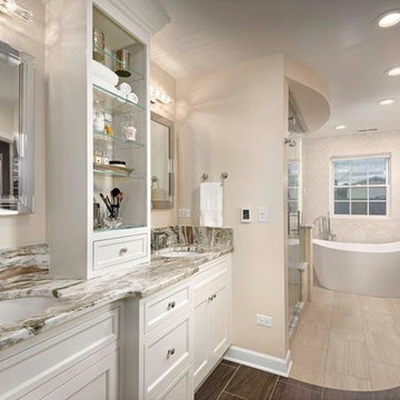 Bathroom - Fantasy Brown Quartzite