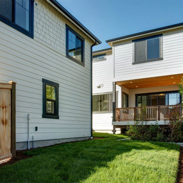 Siding Installation - James Hardie Shakes & Shingles in Arctic White